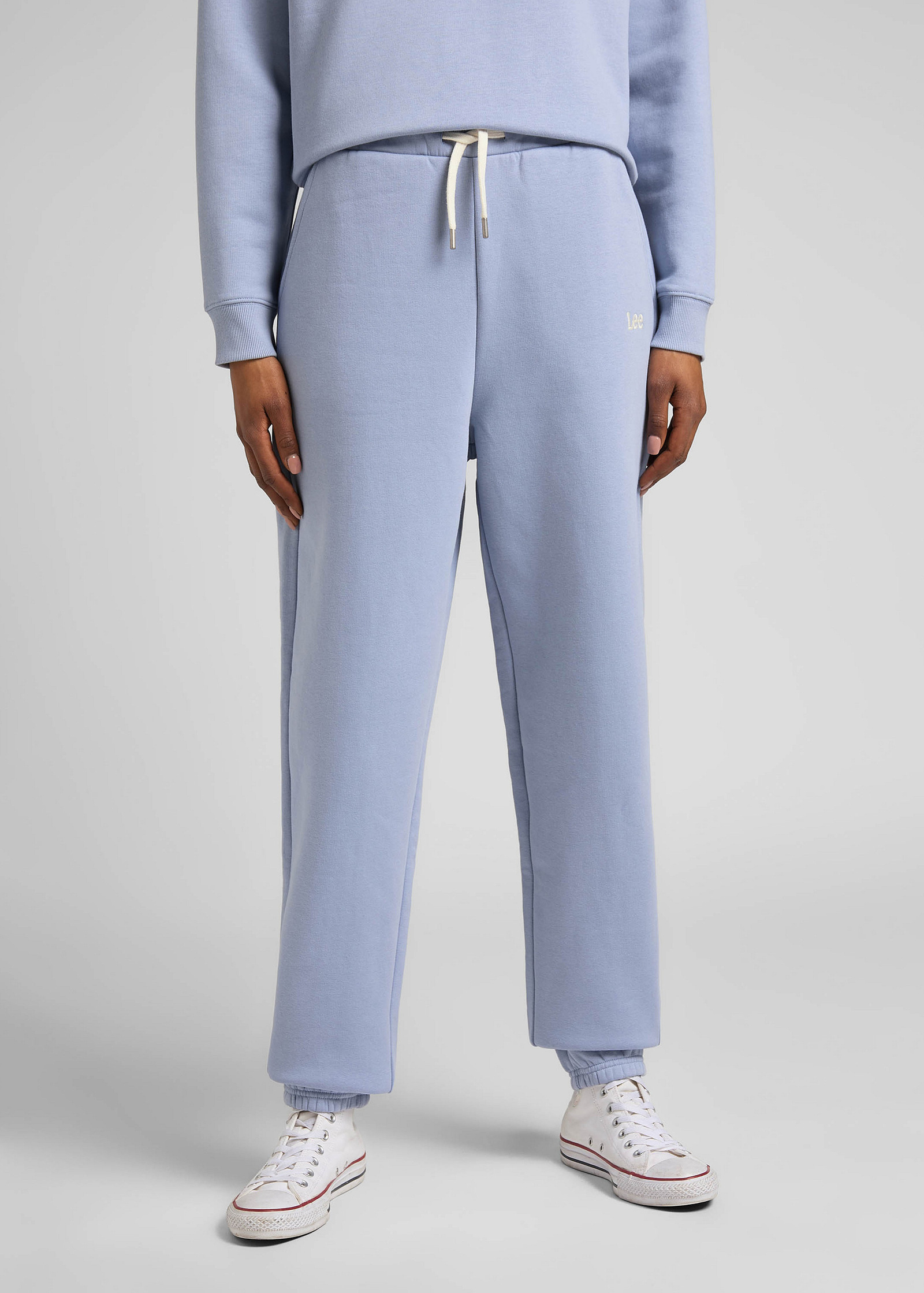 Damskie Spodnie Dresowe Lee Rekaxed Sweat Pant Parry Blue - L32MLJ66
