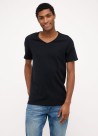 Meski T Shirt Mustang Jeans Amado Black - 1014661-4142