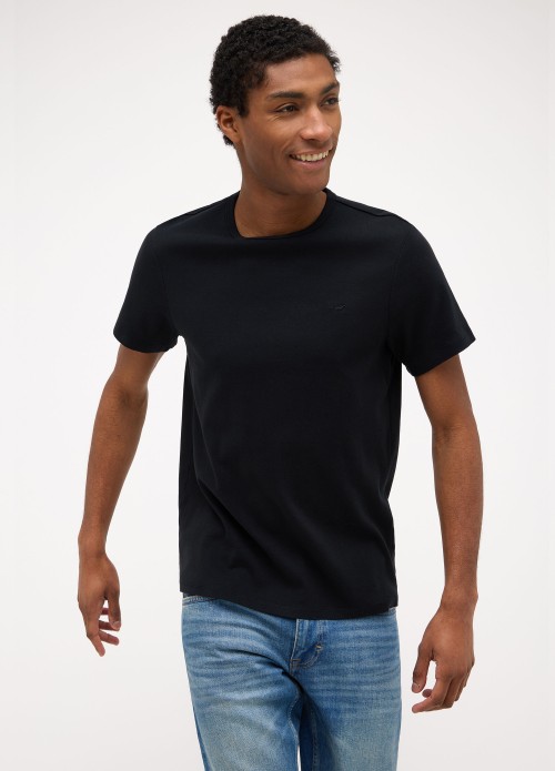 Meski T Shirt Mustang Jeans Allen Black - 1014662-4142