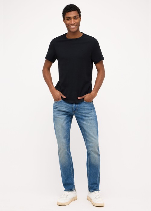 Meski T Shirt Mustang Jeans Allen Black - 1014662-4142