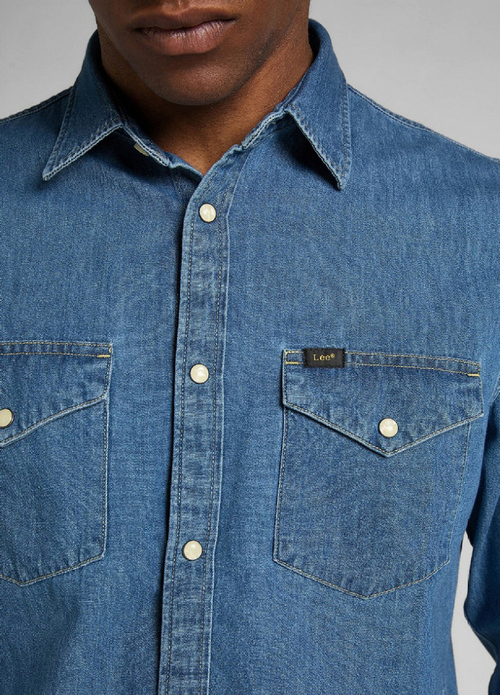 Lee® Regular Shirt - Washed Blue