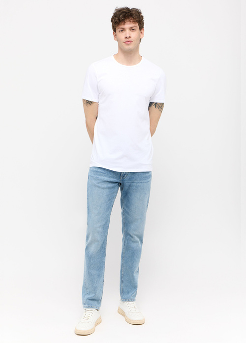 Meski T Shirt Mustang Jeans Allen 2 Pack White - L880BL01