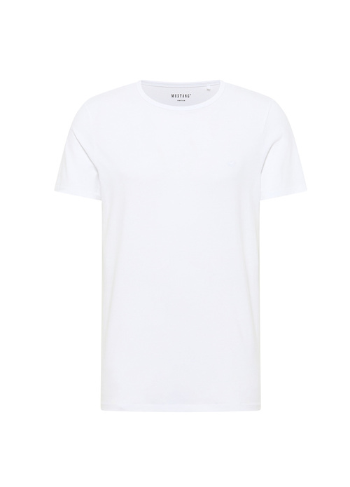 Meski T Shirt Mustang Jeans Allen 2 Pack White - L880BL01