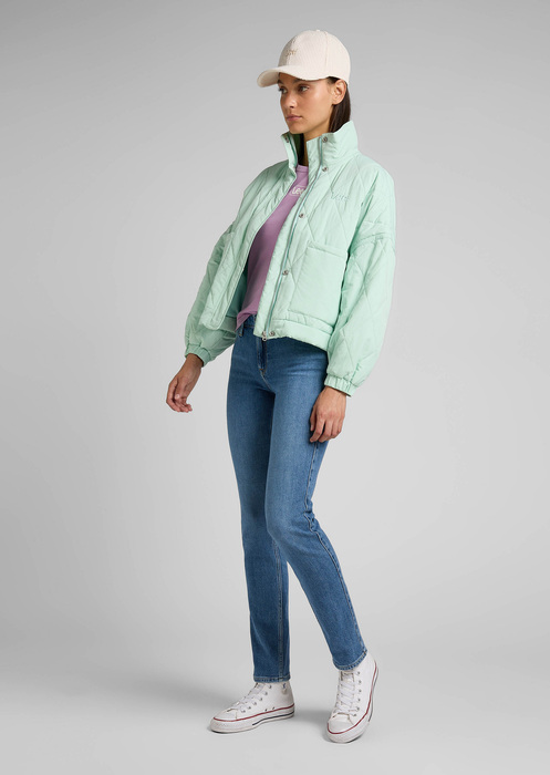 Damskie Spodnie Dzinsowe Lee Elly Weathered Mid - L305BTKB