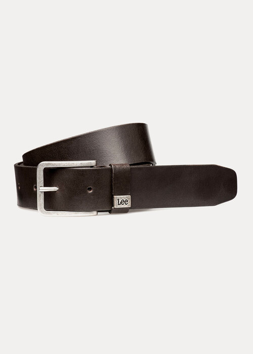 Lee Small Logo Belt Dark Brown - LA035301