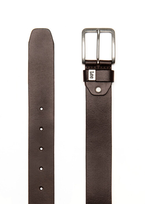 Pasek Mski Lee Small Logo Belt Dark Brown - LA035301
