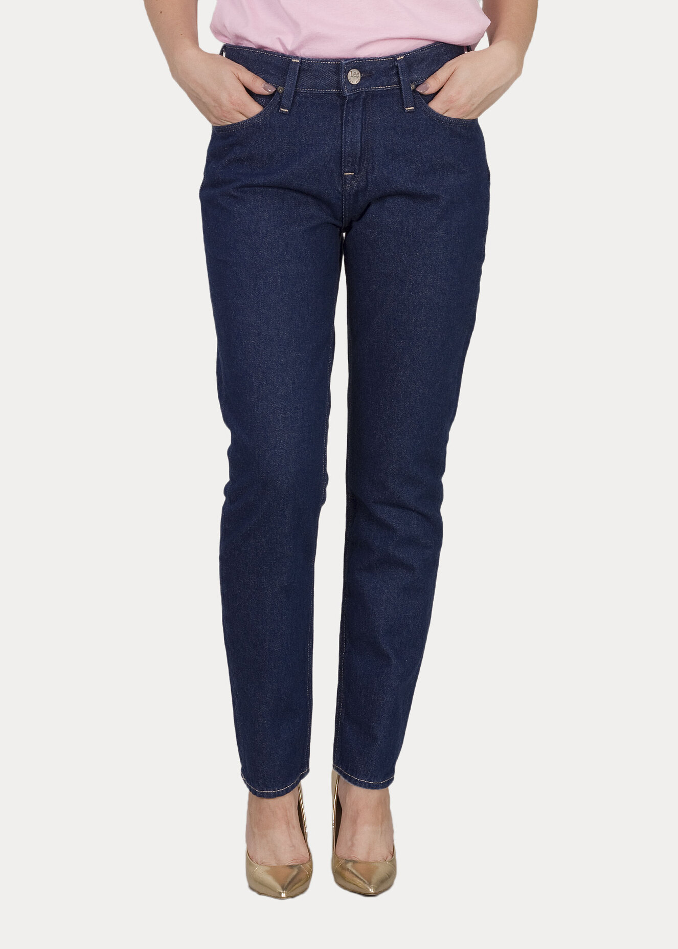 Damskie Spodnie Dzinsowe Lee Elly L305ga36 Rinse - L305GA36