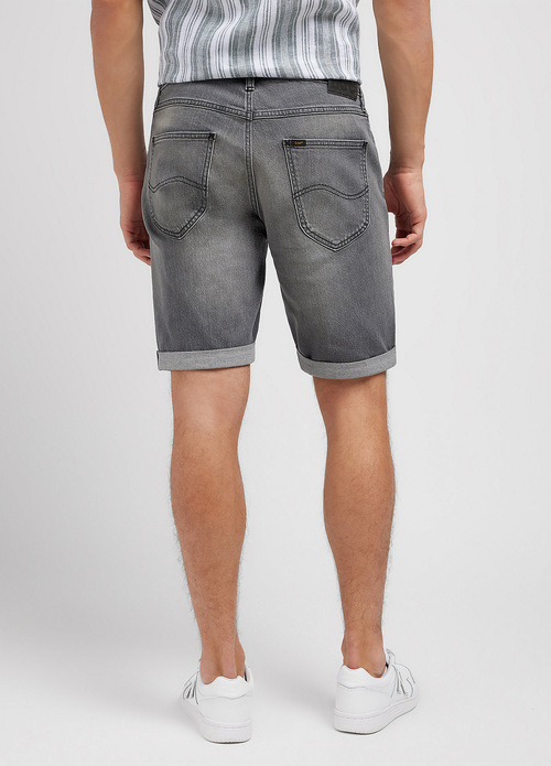 Meskie Szorty Dzinsowe Lee Five Pocket Short Washed Black - 112349330