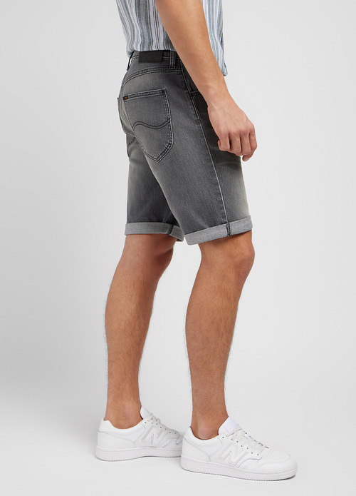 Meskie Szorty Dzinsowe Lee Five Pocket Short Washed Black - 112349330