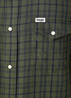 Wrangler® Short Sleeve Western Shirt - Green Indigo