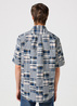 Wrangler Short Sleeve One Pocket Shirt Blue Patchwork - 112350504