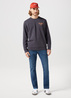 Wrangler Graphic Crew Sweat Faded Black - 112351254 Wrangler Graphic Crew Sweat Faded Black - 112351254
