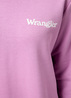 Wrangler Crew Sweatshirt Smokey Grape - 112351312