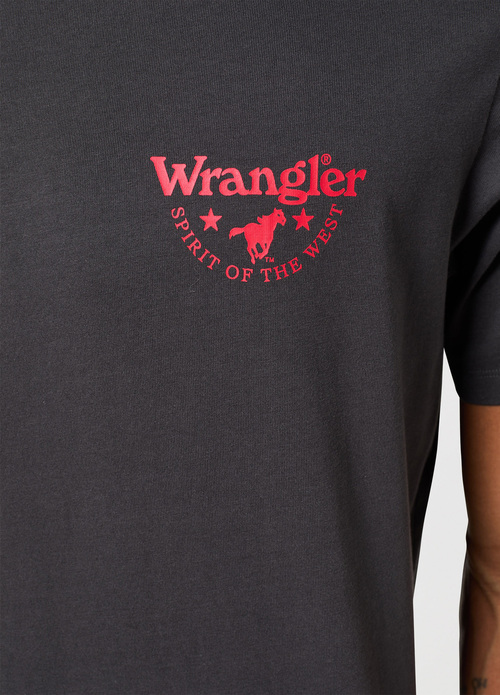Wrangler Graphic Tee Faded Black - 112350470