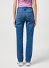 Damskie Spodnie Dzinsowe Wrangler Straight Mid Wash - 112351740