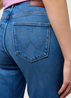 Damskie Spodnie Dzinsowe Wrangler Straight Mid Wash - 112351740