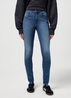 Damskie Spodnie Dzinsowe Wrangler Skinny Dark Mesh - 112351742