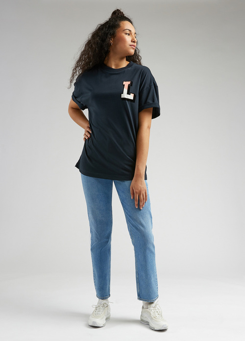 Damskie Spodnie Dzinsowe Lee Carol Rocky Blue - L30UOWB59