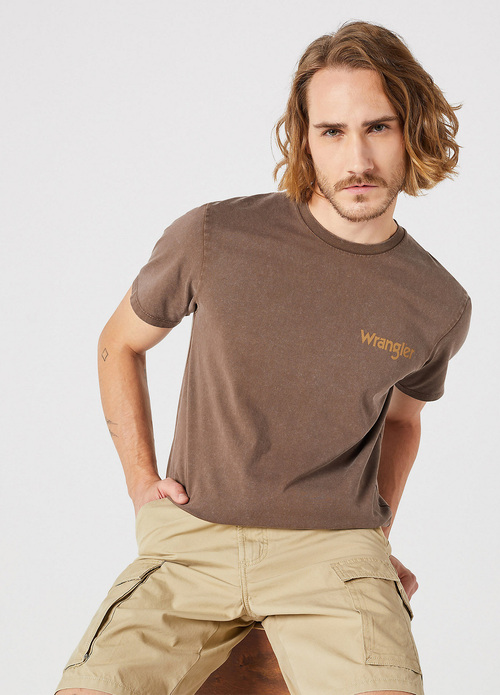 Meskie Szorty Materialowe Wrangler Casey Utility Short Saddle - 112352191