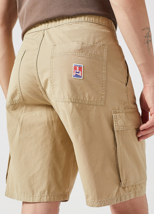 Meskie Szorty Materialowe Wrangler Casey Utility Short Saddle - 112352191