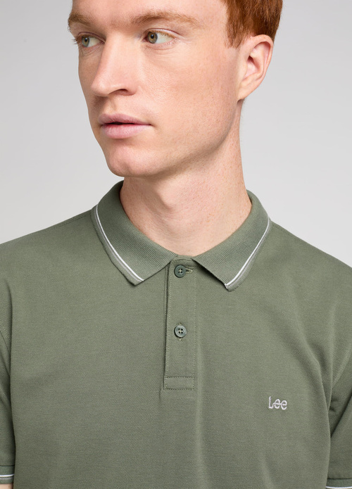 Lee Pique Polo Fort Green - 112349971