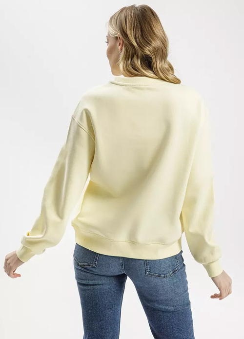 Cross Jeans Sweatshirt Light Yellow 011 - 65412-011