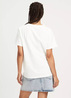 Cross Jeans® Flower T-shirt C-Neck - Ecru (028)