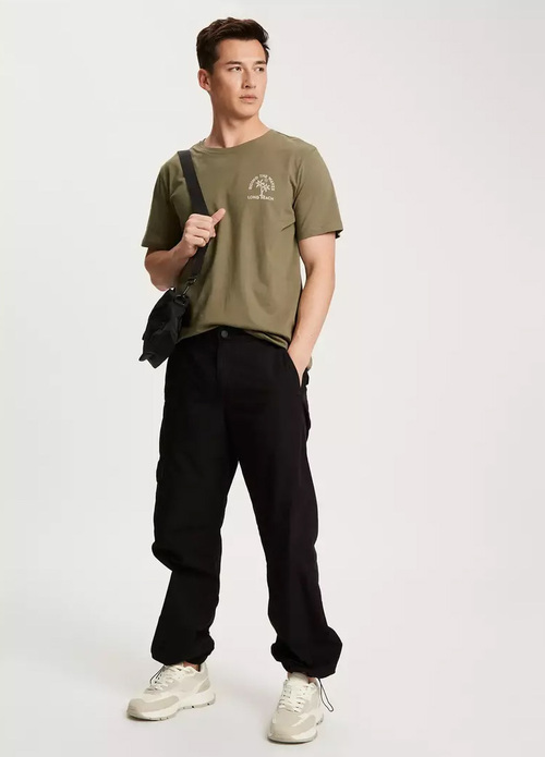Cross Jeans® T-shirt C-Neck  - Khaki (002)
