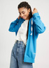 Cross Jeans Zip Sport Sweatshirt Bright Blue 538 - 65405-538