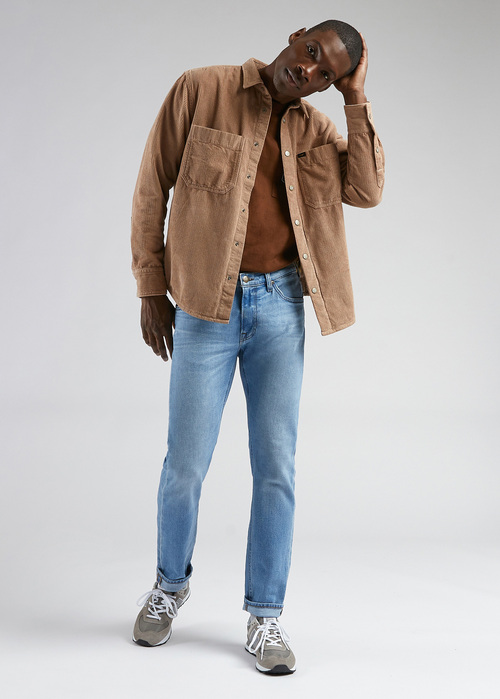 Meskie Spodnie Dzinsowe Lee Daren Zip Fly Powder - L707ICC24