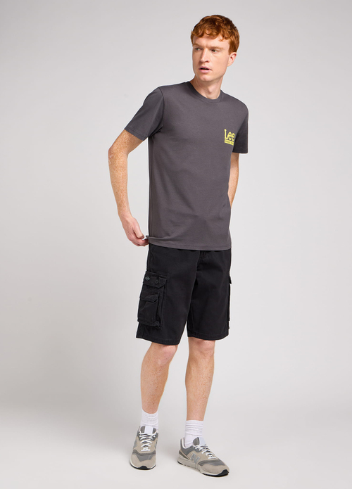 Meskie Szorty Materialowe Lee Wyoming Cargo Black L75avx01 - L75AVX01