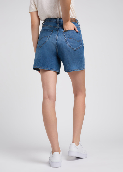 Damskie Szorty Dzinsowe Lee Stella Short Ocean Wide - 112351162