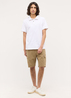 Meskie Szorty Materialowe Mustang Jeans Houston Cargo Shorts Lemon Pepper - 1015148-3375