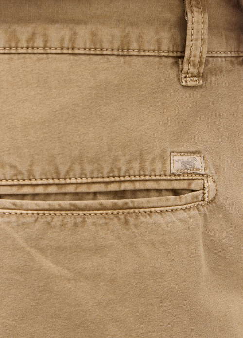 Meskie Szorty Materialowe Mustang Jeans Houston Cargo Shorts Lemon Pepper - 1015148-3375