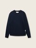 Meska Bluza Tom Tailor Basic Sweatshirt Sky Captain Blue - 1040828-10668