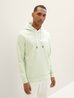 Tom Tailor Hoodie With A Logo Print Tender Sea Green - 1040834-35169