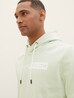 Tom Tailor® Hoodie With A Logo Print - Tender Sea Green