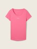 Tom Tailor®  Round Neck T-Shirt  - Carmine Pink