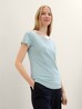 Tom Tailor®  Round Neck T-Shirt - Dusty Mint Blue
