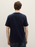 Meski T Shirt Tom Tailor T Shirt With A Print Sky Captain Blue - 1040898-10668