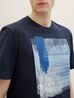 Tom Tailor T Shirt With A Print Sky Captain Blue - 1040898-10668