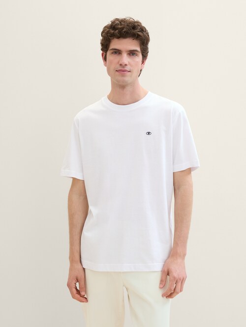 Tom Tailor Basic T-shirt - White 1040902-20000