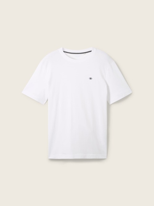 Tom Tailor Basic T Shirt White - 1040902-20000