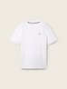 Meski T Shirt Tom Tailor Basic T Shirt White - 1040902-20000