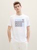 Tom Tailor T Shirt With Print White - 1041793-20000