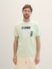 Tom Tailor Print T Shirt Tender Sea Green - 1041793-35169