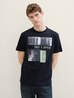 Tom Tailor® Print T-Shirt - Sky Captain Blue