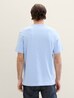 Meski T Shirt Tom Tailor Print T Shirt Windsurf Blue - 1041788-35271