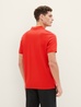Tom Tailor Basic Polo With Contrast Basic Red - 1031006-13189