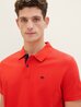 Tom Tailor Basic Polo With Contrast Basic Red - 1031006-13189 Tom Tailor Basic Polo With Contrast Basic Red - 1031006-13189